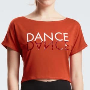 Tee Shirt court Dance Femme AGILE MIRROR Temps Danse